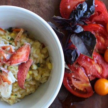 Lobster & Corn Risotto Recipe | SideChef