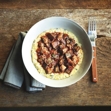 Turkey Italian Sausage with Grana Padano Polenta Recipe | SideChef