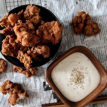 Crispy Buttermilk Popcorn Chicken Recipe | SideChef
