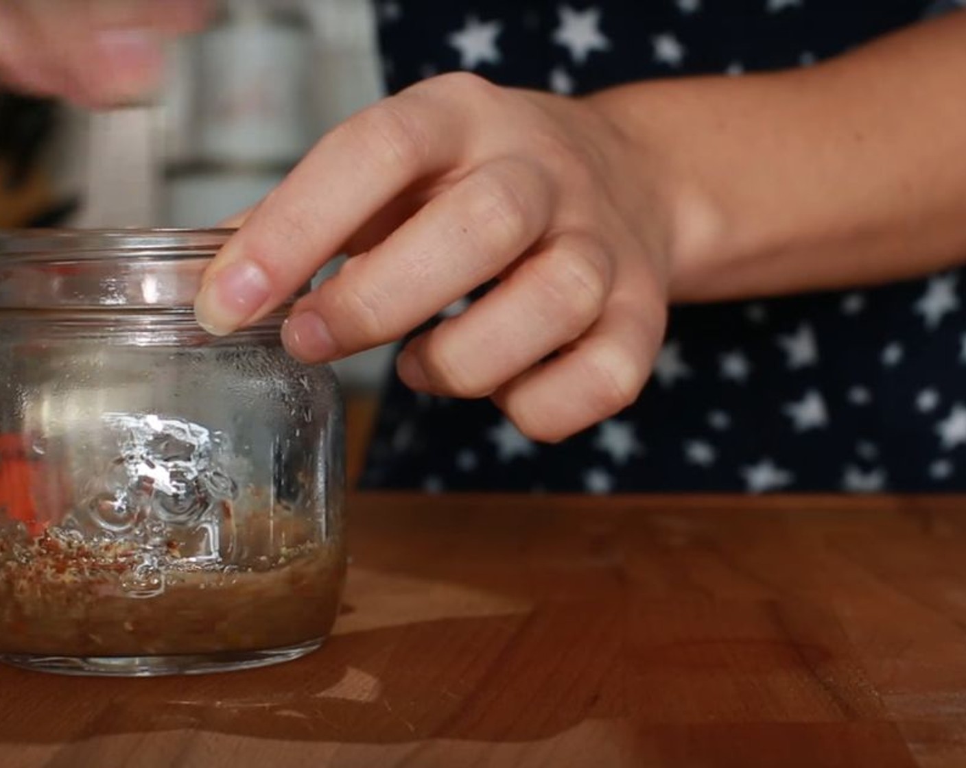 step 2 Mix Flaxseeds (1 Tbsp) with Water (3 Tbsp) and set aside.