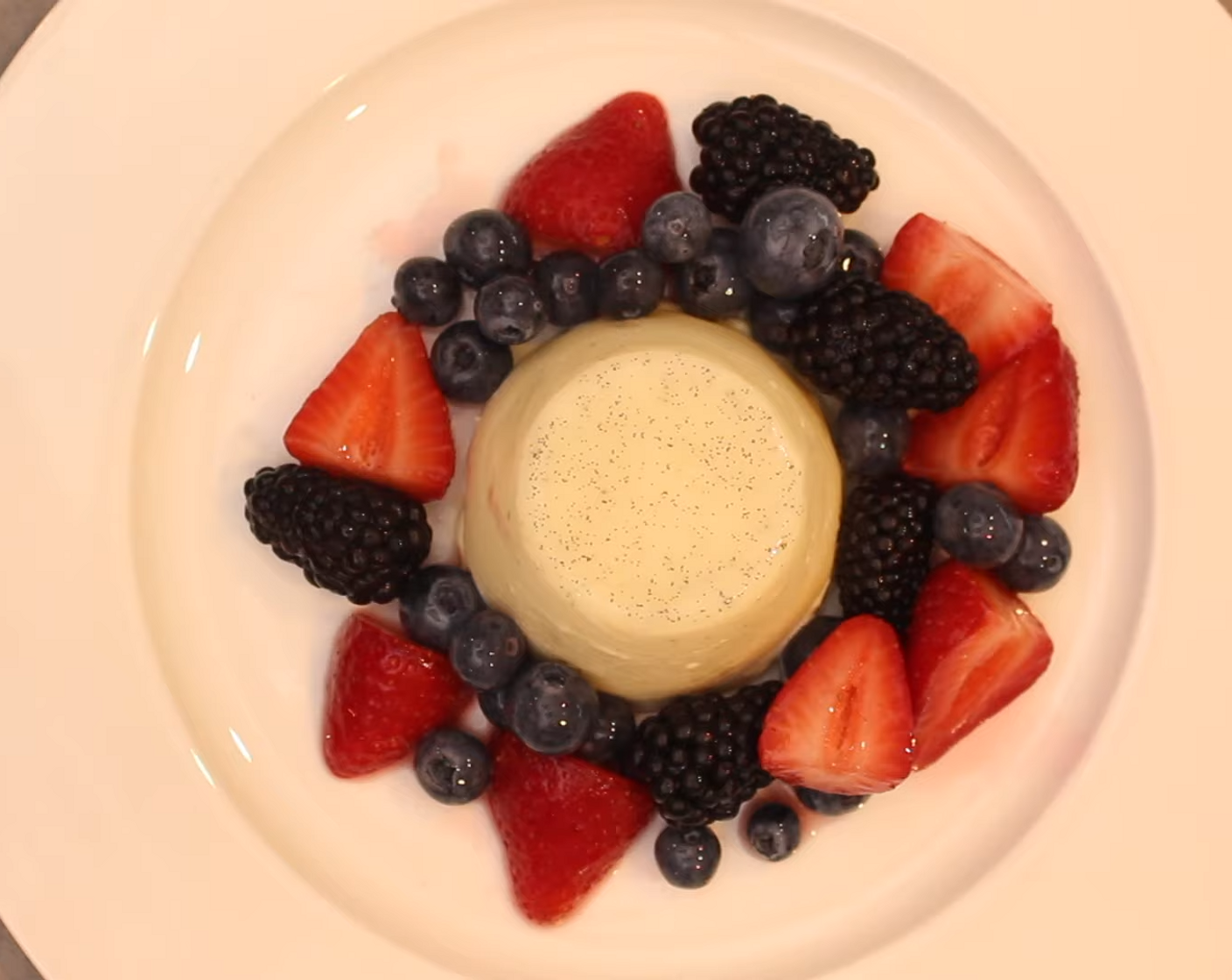 Panna Cotta with Summer Berries