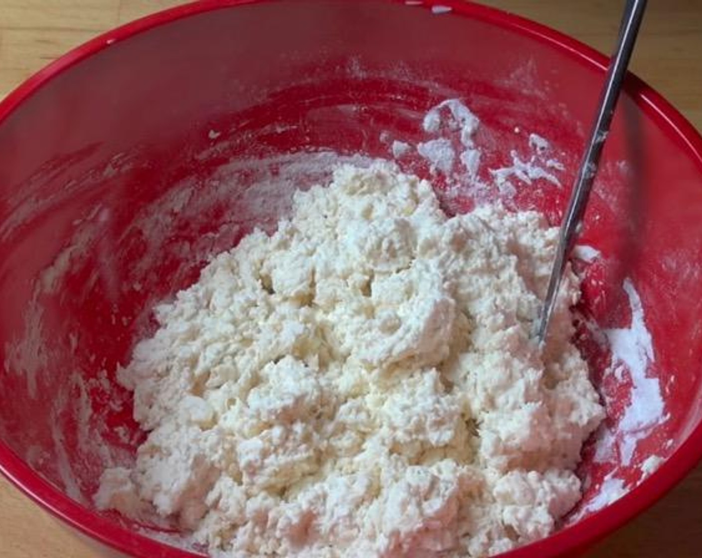 step 1 In a large mixing bowl, add Self-Rising Flour (2 cups), Salt (to taste) and Natural Unflavored Yogurt (2 cups). Using a round-bladed knife, make cutting motions through the mixture until it comes together as dough.