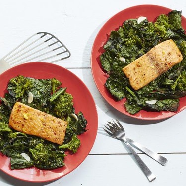 Teriyaki Salmon with Broccolini and Kale Recipe | SideChef