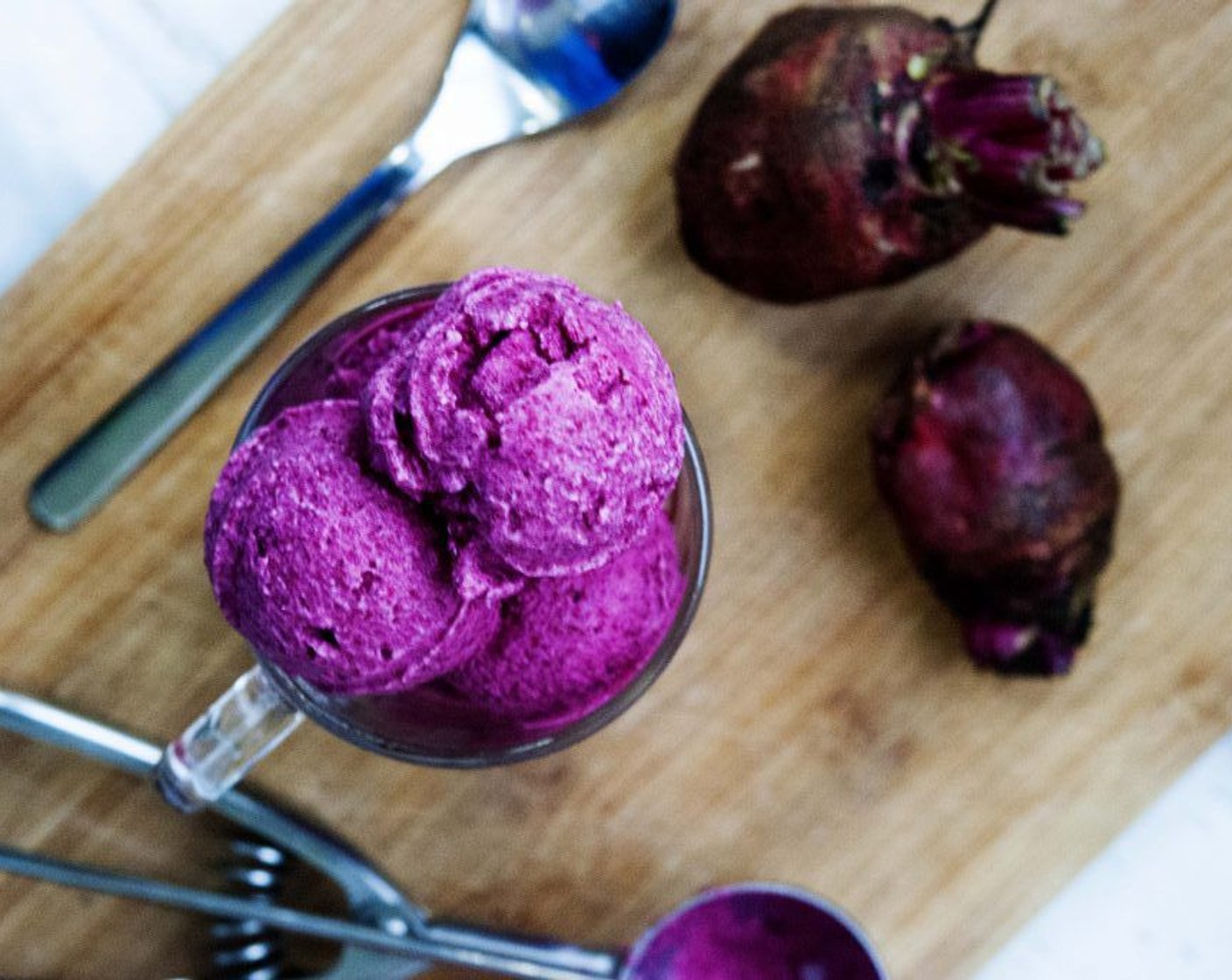 Vegan Beetroot Coconut Ice Cream