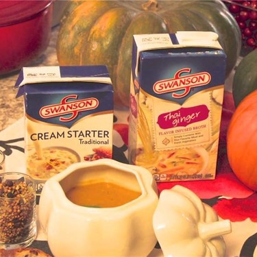 Thai Ginger Basil Pumpkin Soup Recipe | SideChef