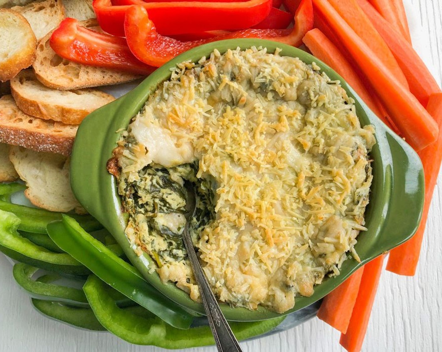 Vegan Baked Spinach Dip