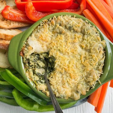Vegan Baked Spinach Dip Recipe | SideChef