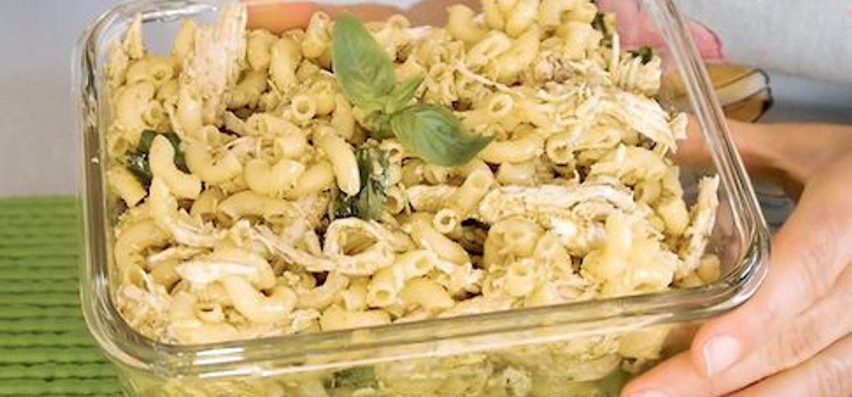 Chicken Pasta Salad with Pesto Recipe | SideChef