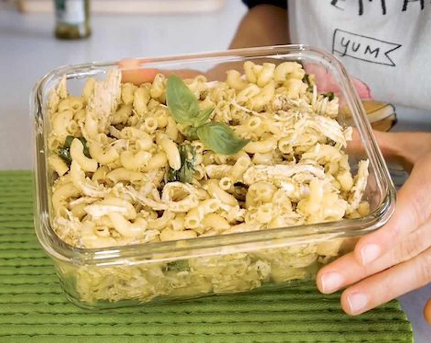 Chicken Pasta Salad with Pesto