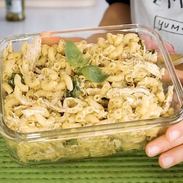 Chicken Pasta Salad with Pesto Recipe | SideChef