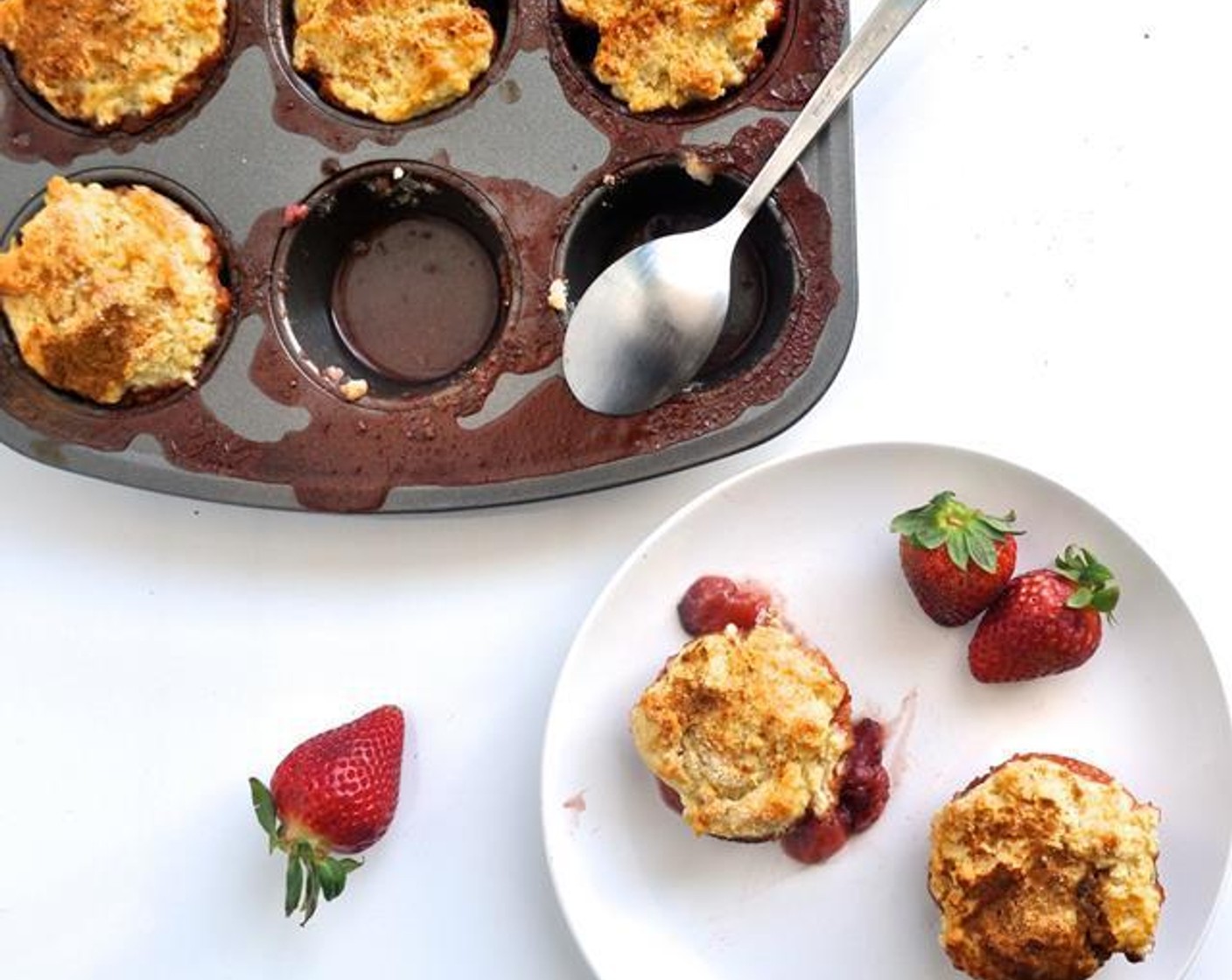 Strawberry Muffin Tin Cakes