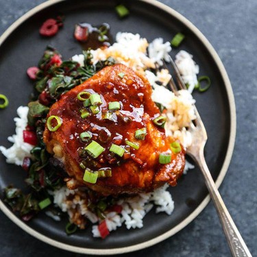 One Pan Korean Spicy Chicken Thighs with Gluten-Free Gochujang Sauce Recipe | SideChef