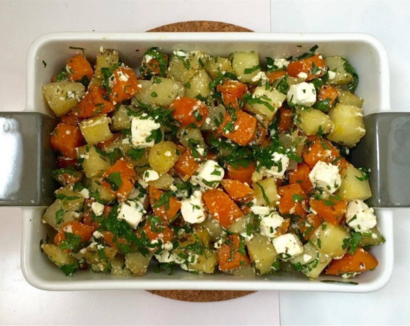 step 7 Bake the potatoes in the preheated oven for 1 hour or until soft.