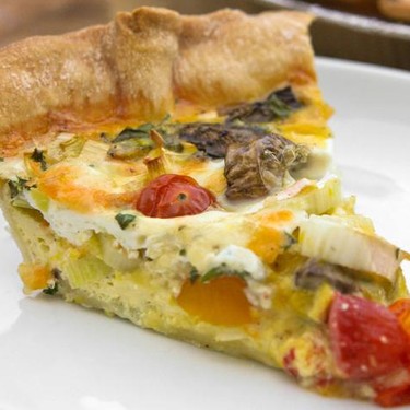 Leek, Tomato and Mushroom Quiche Recipe | SideChef