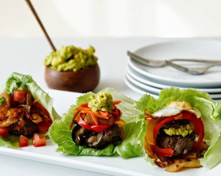Paleo Mini Burgers with Caramelised Balsamic Onion  Recipe | SideChef