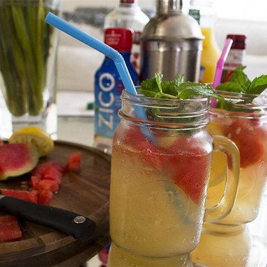 ZICO Watermelon Raspberry Sangria Recipe | SideChef