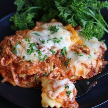 Ravioli & Spinach Lasagna Recipe | SideChef