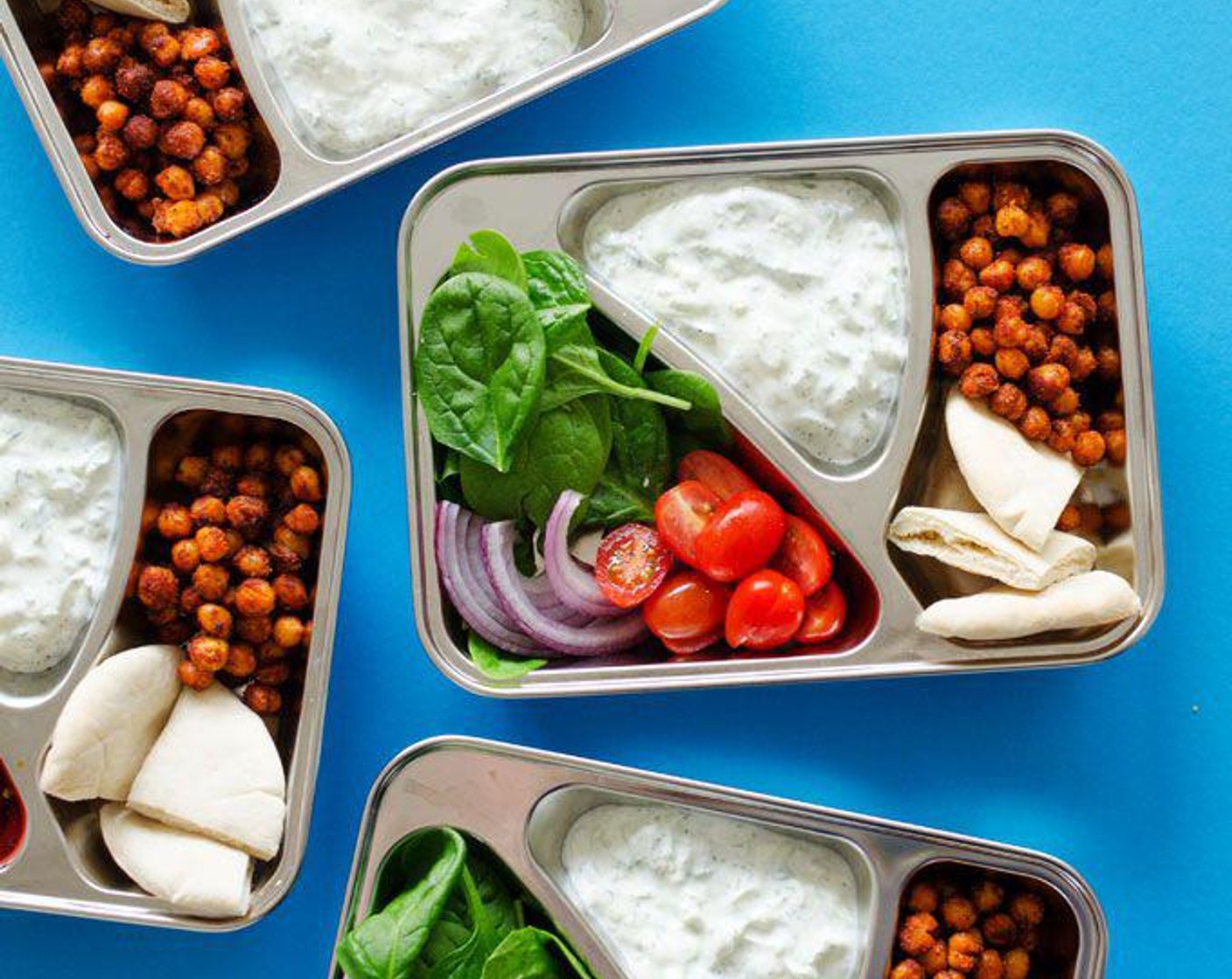 Chickpea Gyro Vegetarian Meal Prep Lunch