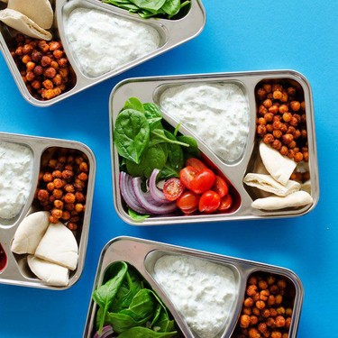 Chickpea Gyro Vegetarian Meal Prep Lunch Recipe | SideChef