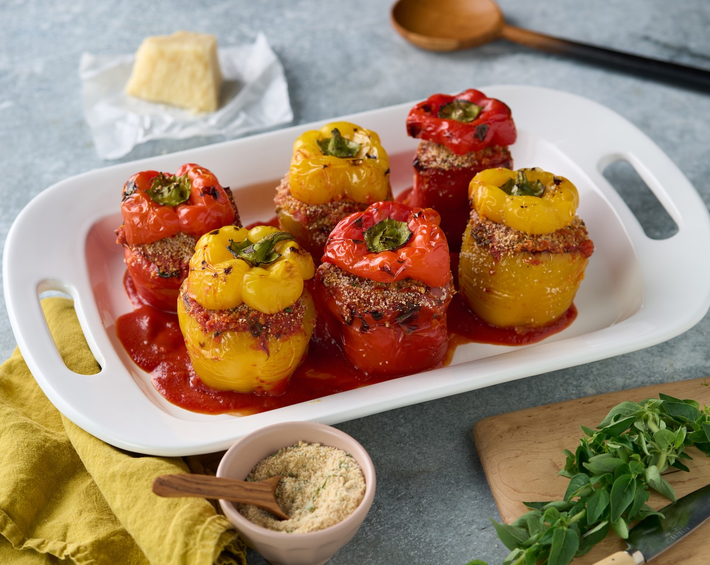 Meatball Stuffed Peppers