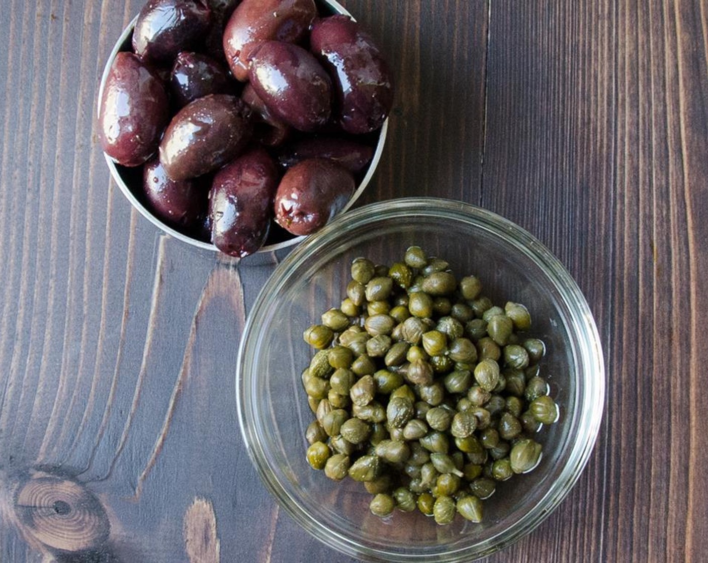 step 9 Add the Kalamata Olives (1/2 cup), Capers (2 Tbsp), and Red Wine Vinegar (1 Tbsp). Toss to combine.