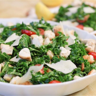 Kale Salad with Garlic Croutons Recipe | SideChef