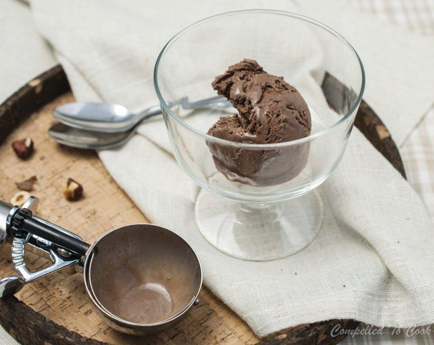 step 6 Place a scoop of Chocolate Ice Cream (4 scoops) in individual serving dishes or glasses. Pour 1/4 of espresso and liqueur into each dish.