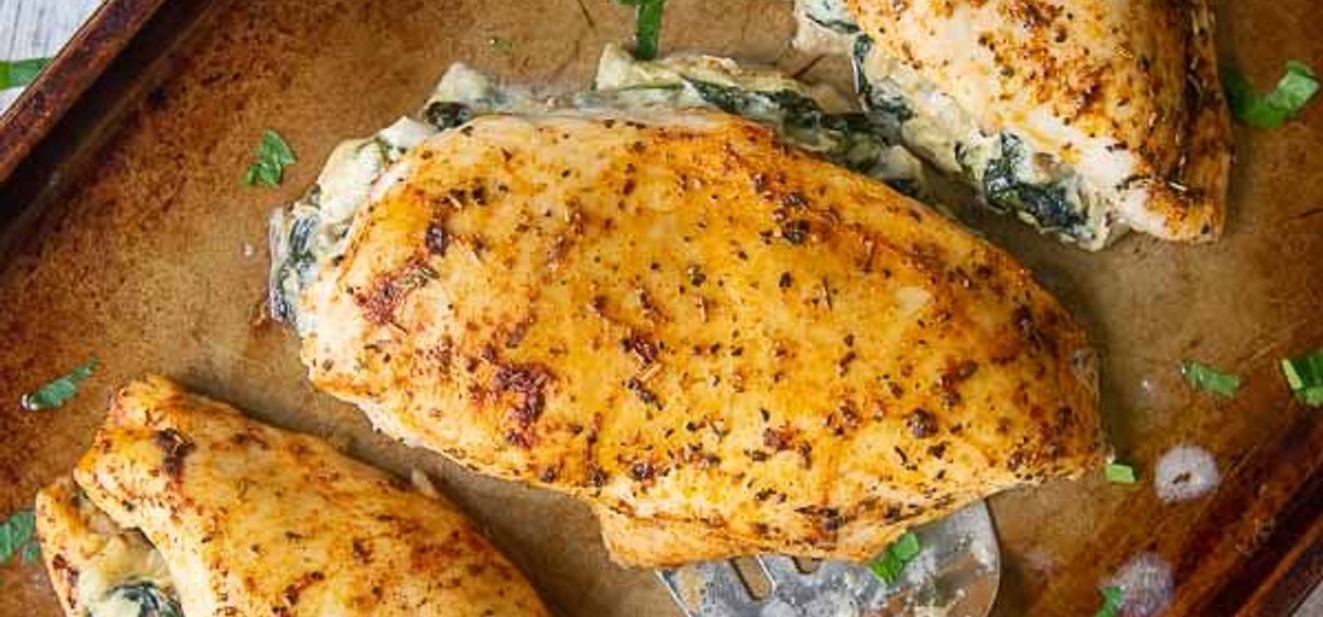 Spinach-Stuffed Chicken Breast Recipe | SideChef