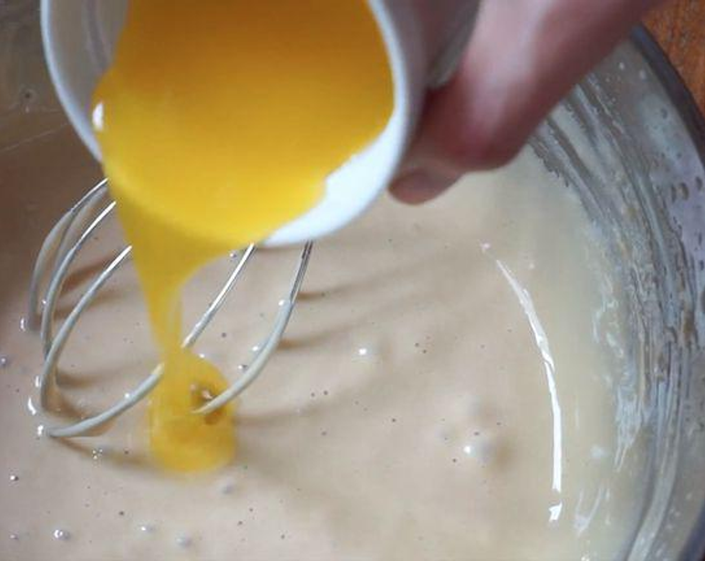 step 4 Pour in Unsalted Butter (3 Tbsp) and stir till everything is well combined.