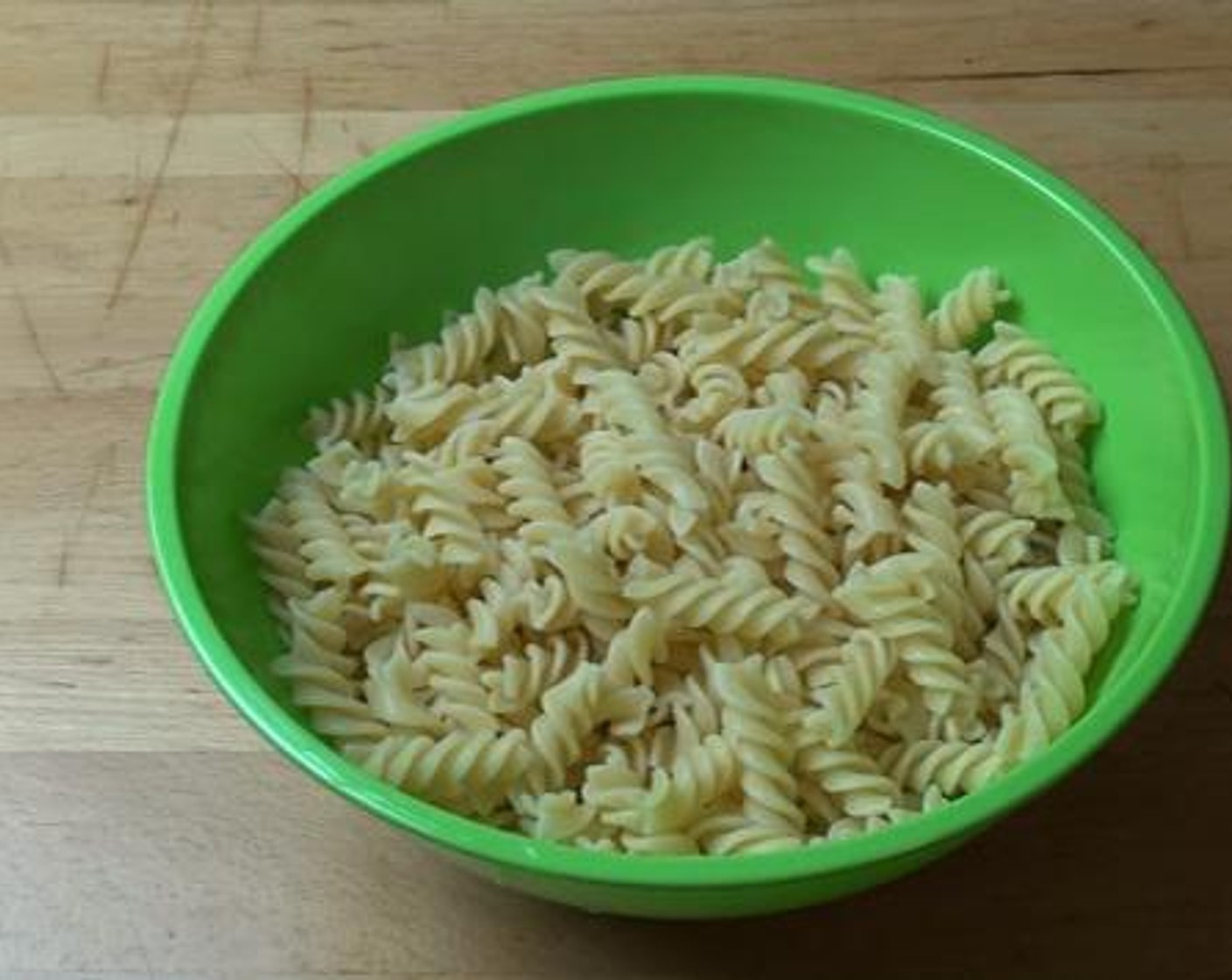 step 1 Put your cooked Pasta (9 oz) in a bowl.