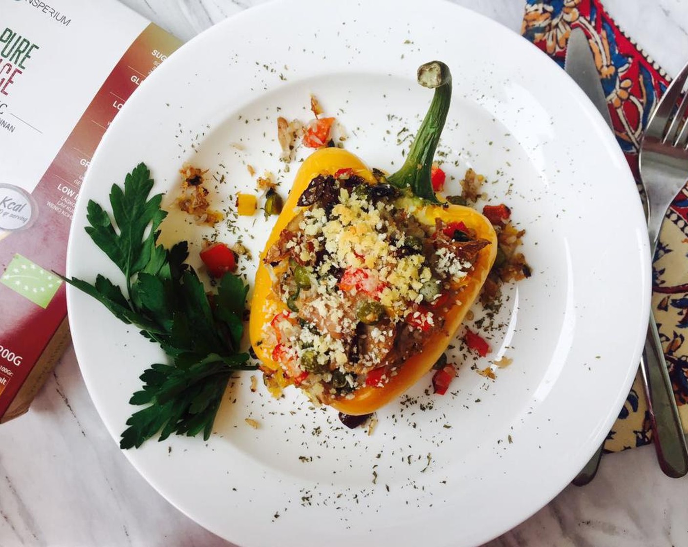 Mediterranean Stuffed Bell Peppers