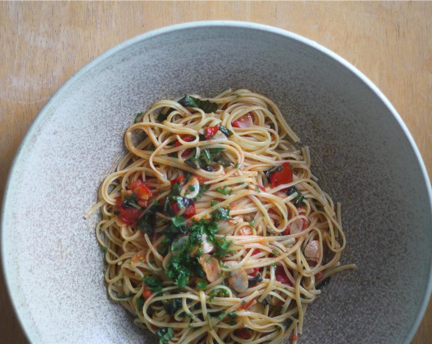 step 9 Serve immediately, garnished with additional parsley or basil on top.