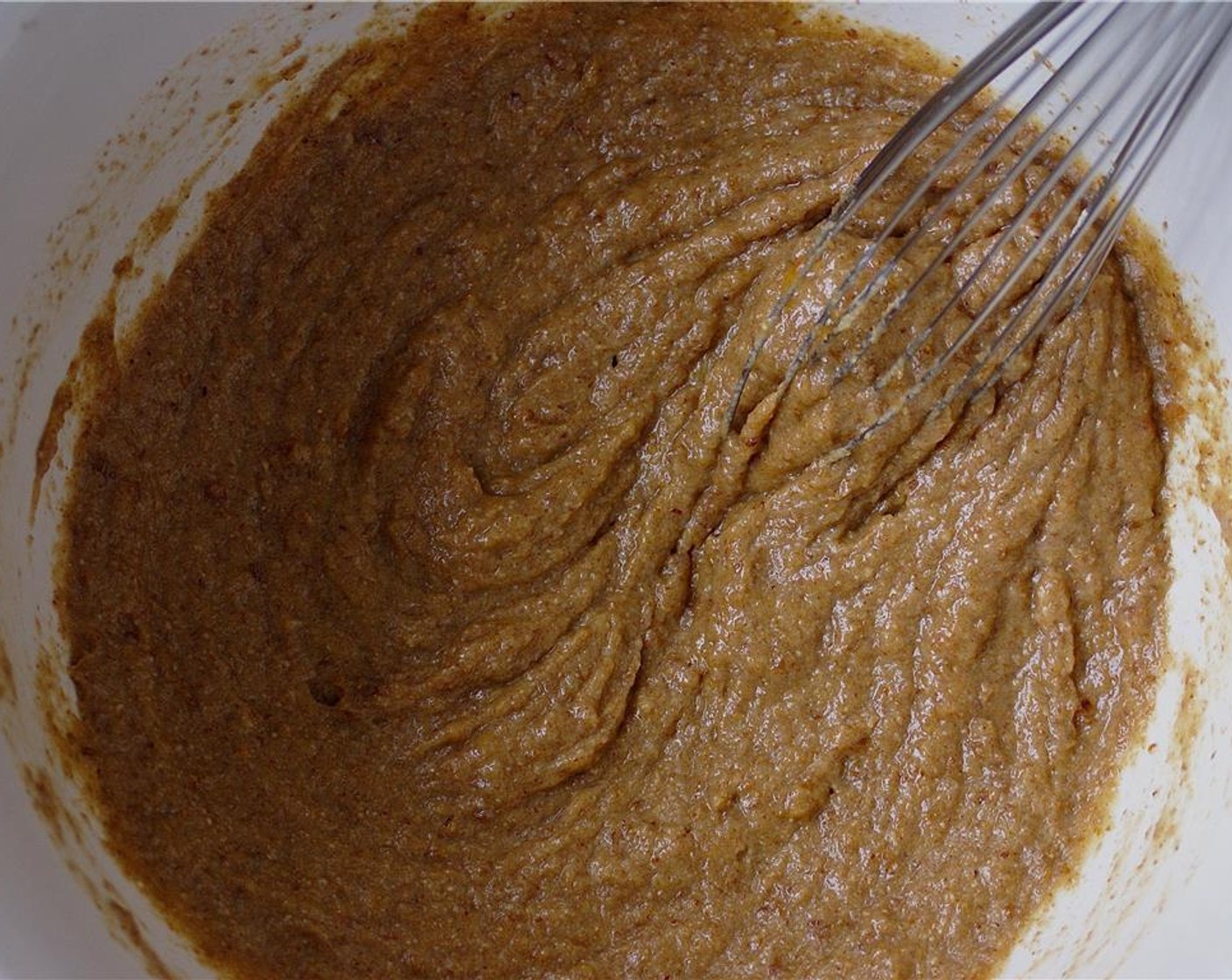 step 2 Whisk together Ground Golden Flax Seeds (1/4 cup) and Water (1/2 cup). Set aside to gel.