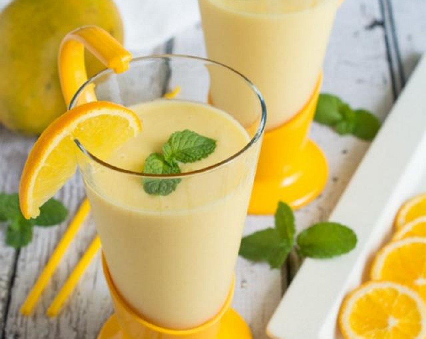 Mango and Orange Lassi