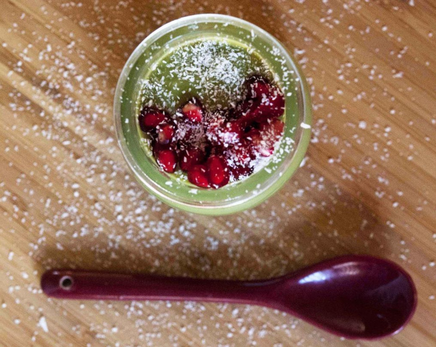 Vegan Matcha Coconut Pudding