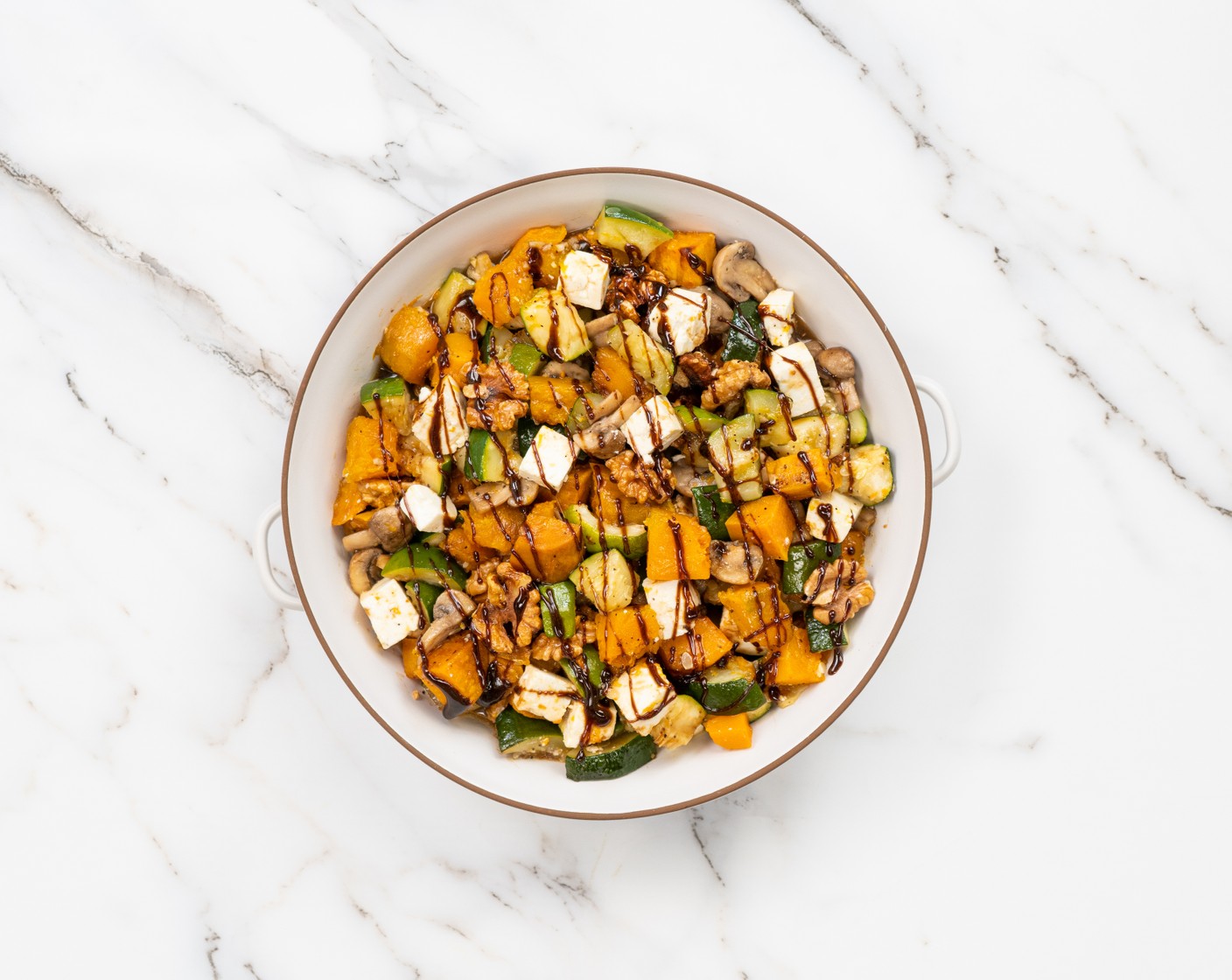 Roast Vegetable Salad with Balsamic Glaze