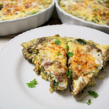 Eggplant, Sausage, and Flax Frittata Recipe | SideChef