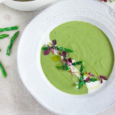 Creamy Asparagus Soup Recipe | SideChef