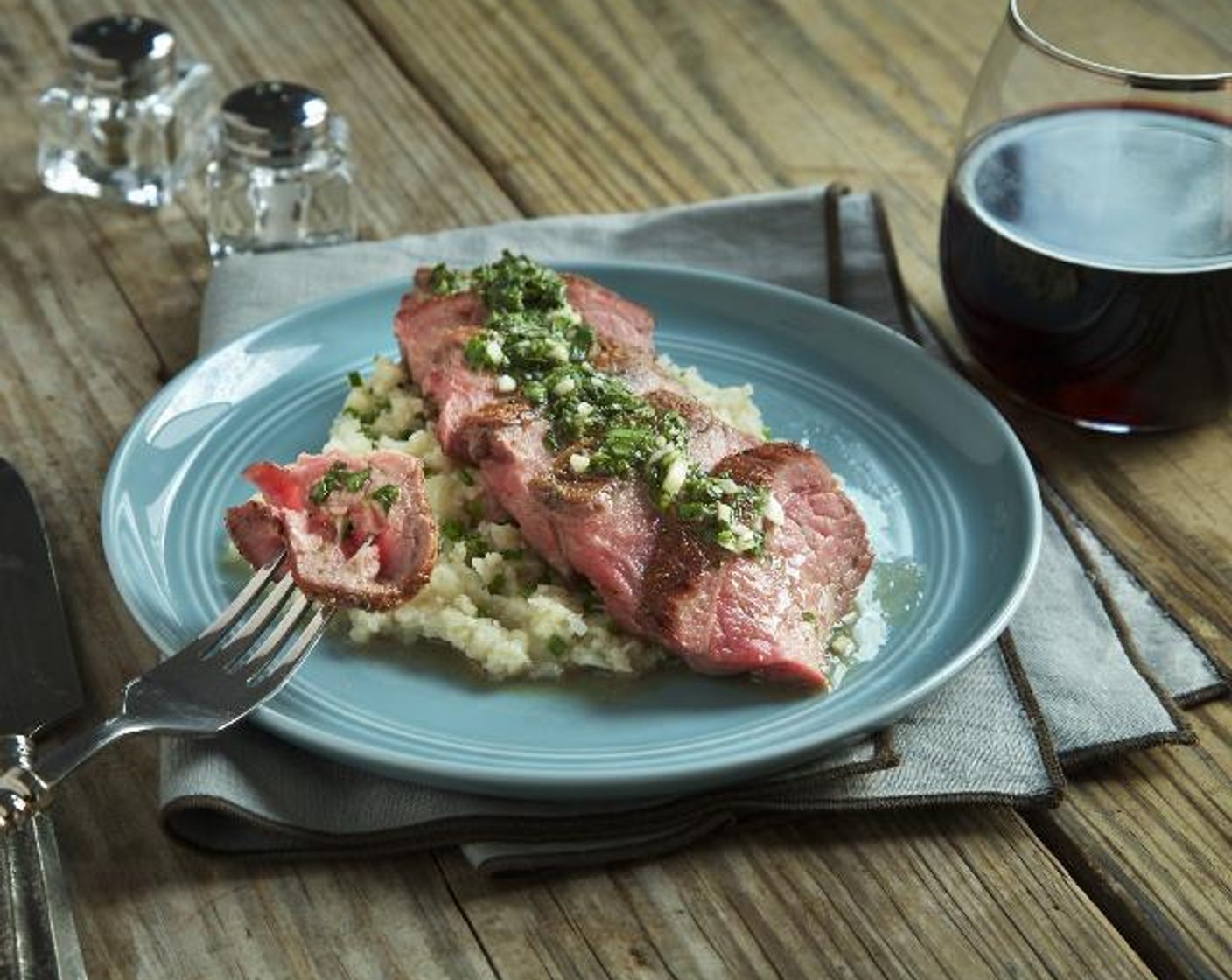 Flank Steak with Chimichurri