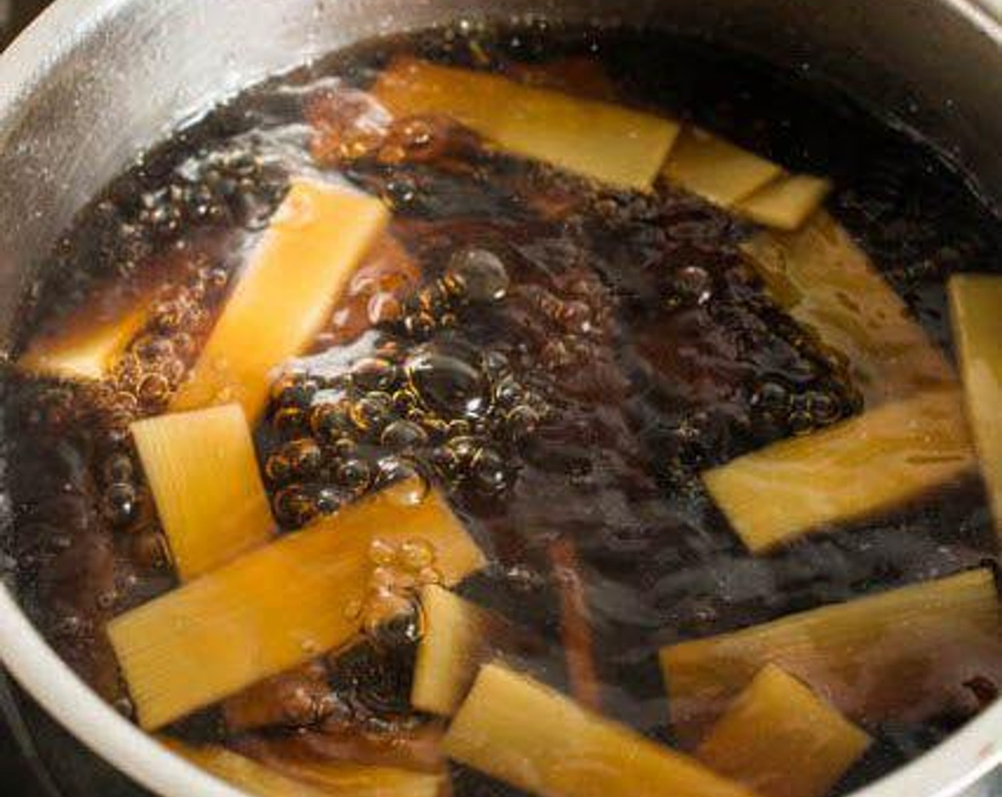 step 1 Combine the Bamboo Shoots (1/2 cup), Water (2 cups), Teriyaki Sauce (1/2 cup) and Mirin (1/4 cup) in a medium saucepan.