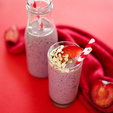 Berry Plum Cobbler Smoothie Recipe | SideChef