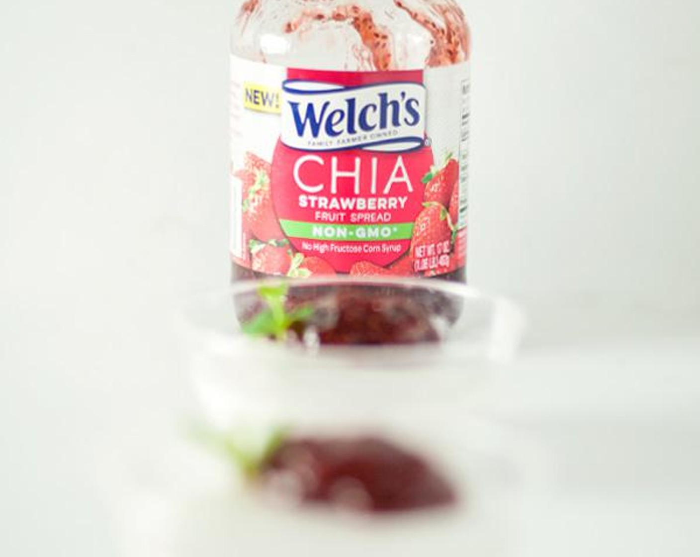 step 2 In a small saucepan over medium heat, combine the Milk (3 1/3 Tbsp) and the Chia Strawberry Fruit Spread (3 Tbsp) and heat until hot, but not simmering.