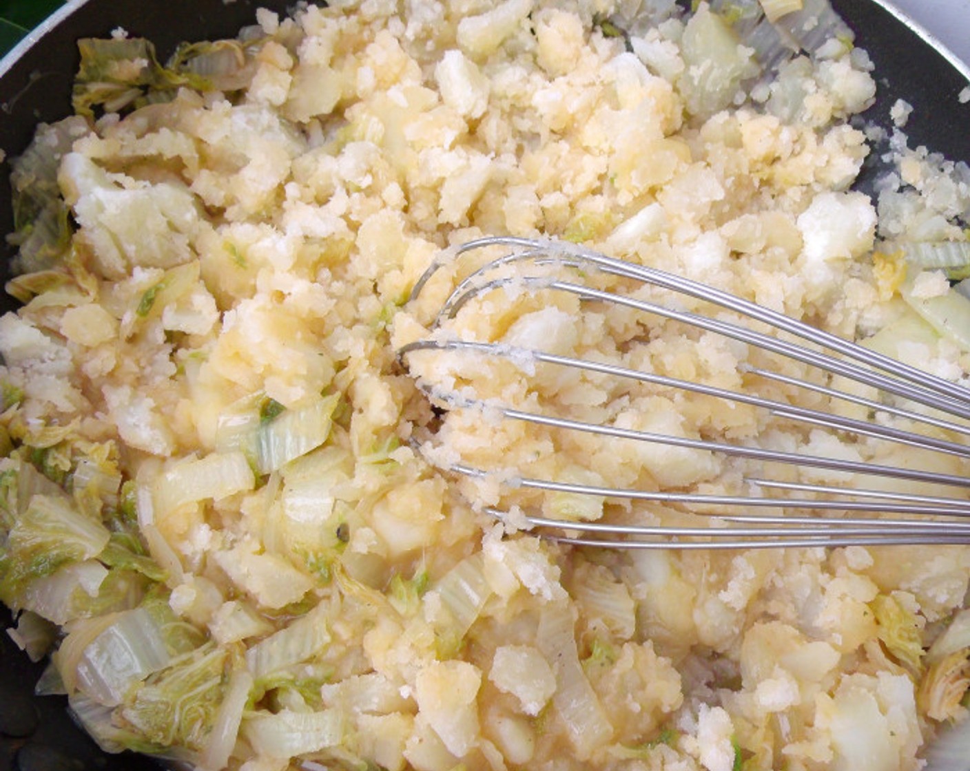 step 11 Mash the potatoes coarsely. Season with Kosher Salt (to taste) and Cayenne Pepper (to taste).