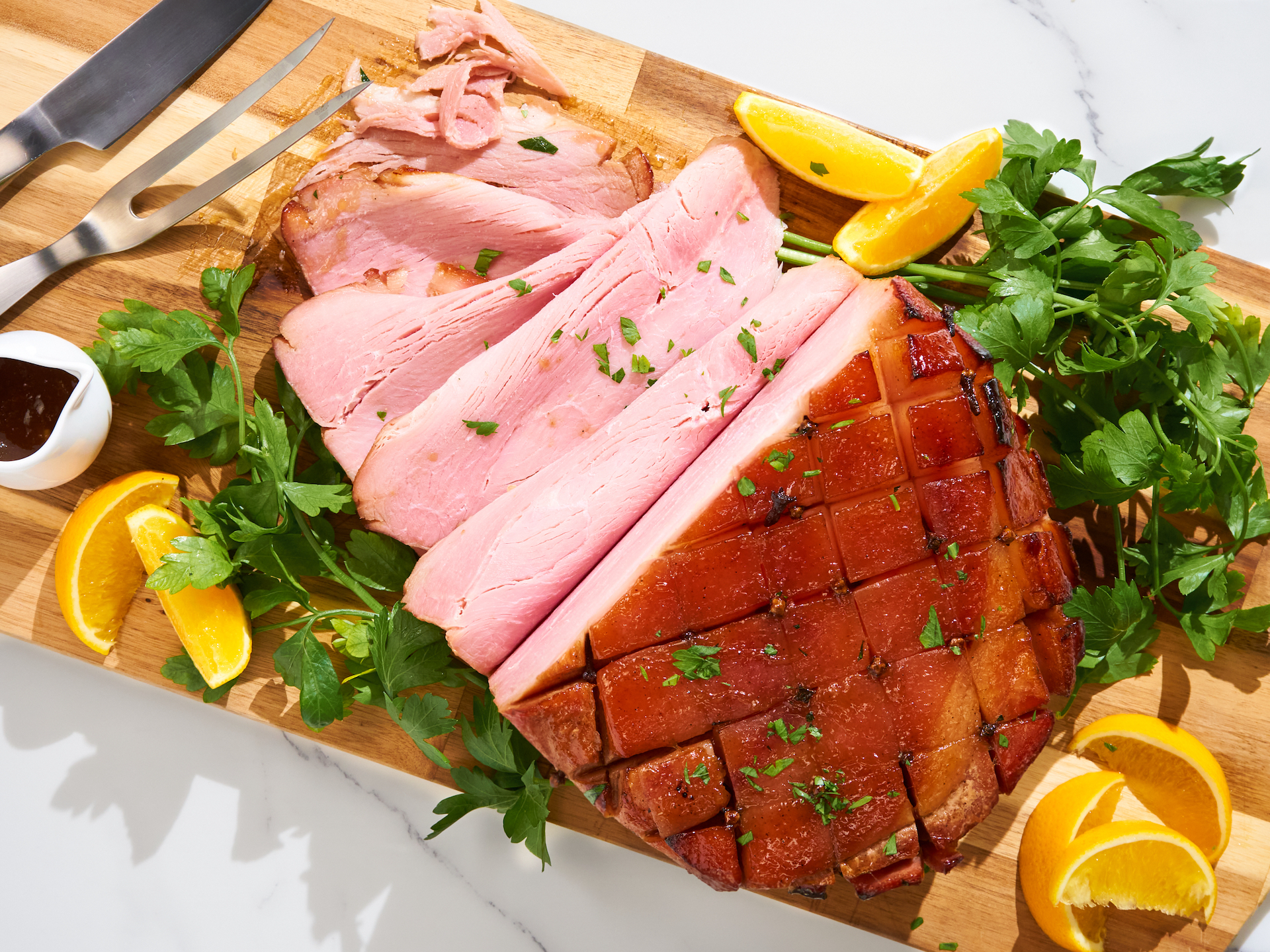 Holiday Glazed Baked Ham - Ahead of Thyme