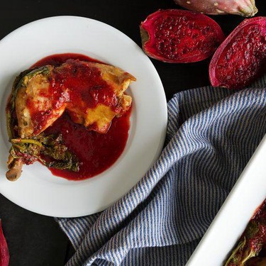 Slow-Cooker Cactus Pear Chicken with Broccoli Rabe Recipe | SideChef