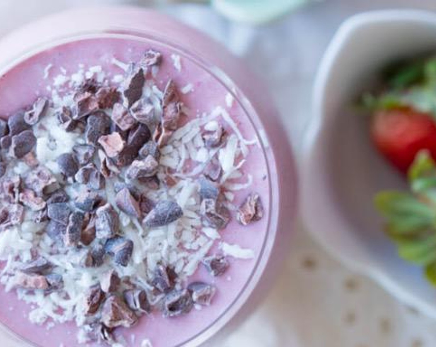 step 2 Garnish with Unsweetened Coconut Flakes (to taste) and Cacao Nibs (to taste) for a little crunch if you like!