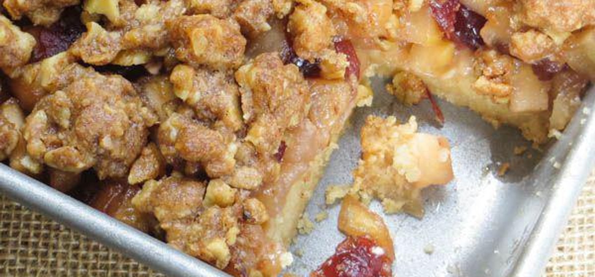 Apple Cranberry Walnut Bars Recipe | SideChef
