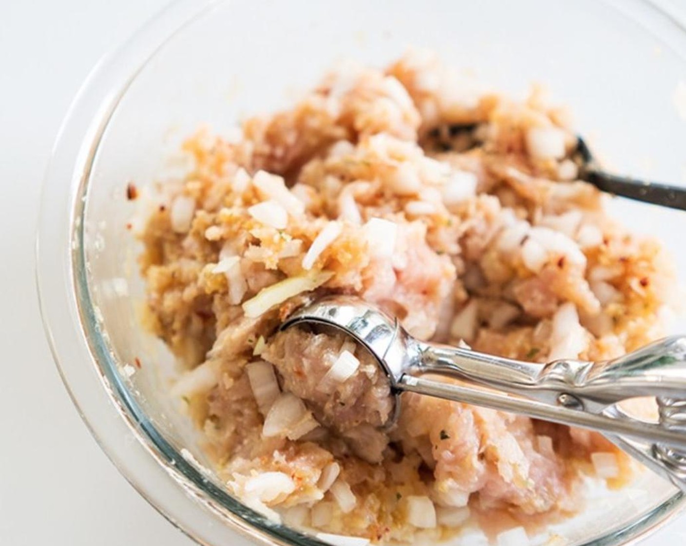 step 3 Using a small ice cream scoop, form the mixture into 1-inch balls.