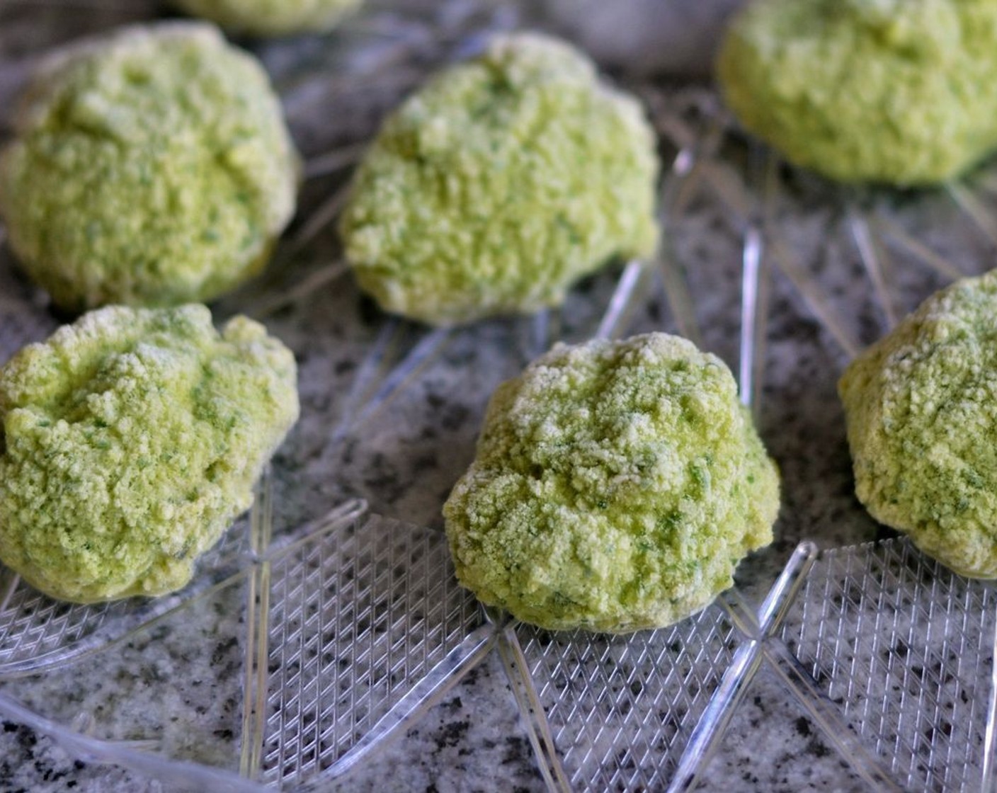 step 3 The mixture will be soft but relatively scoopable. Make loose balls that are slightly smaller than golf ball sized and lay them gently on a tray or baking sheet. Put in the freezer until frozen solid.