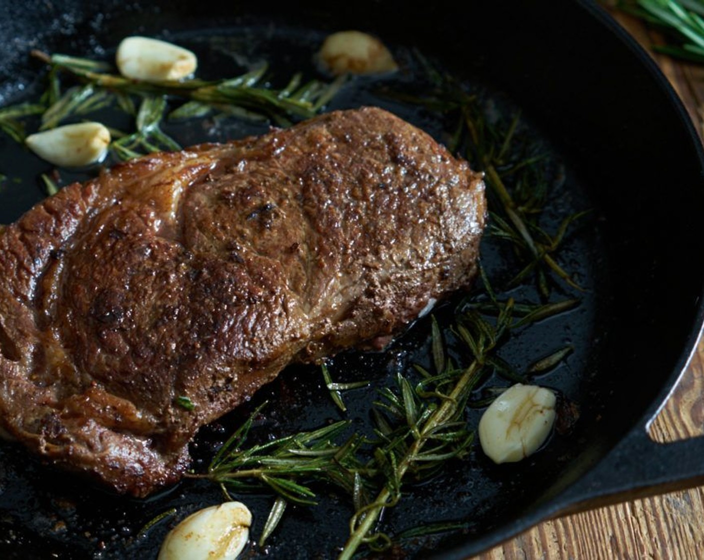 step 7 Remove the steak from the hot pan and allow to rest for 5 minutes before slicing and serving.